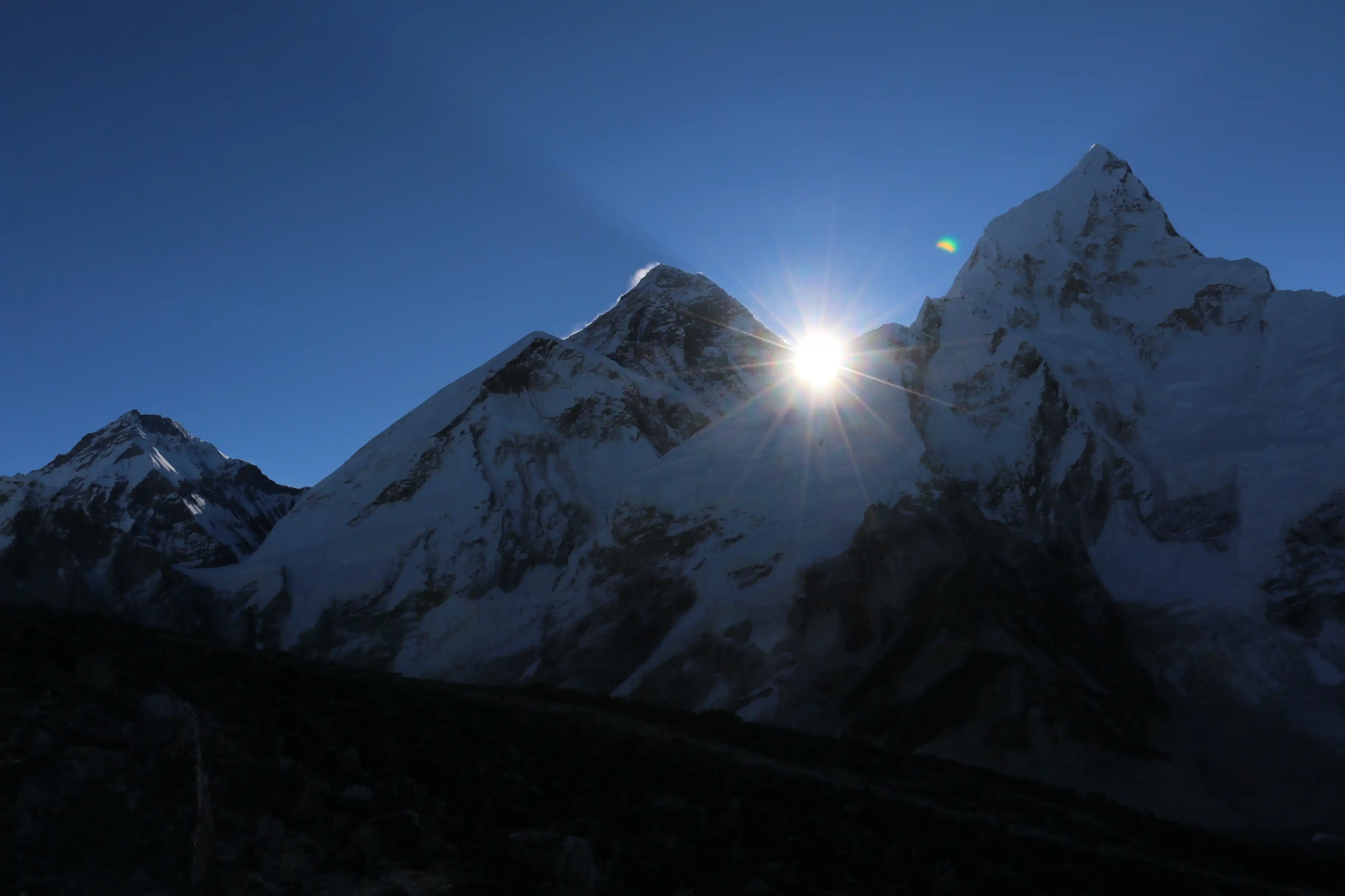 Mt. Everest and sunrise- Everest Base Camp Hike 12 days